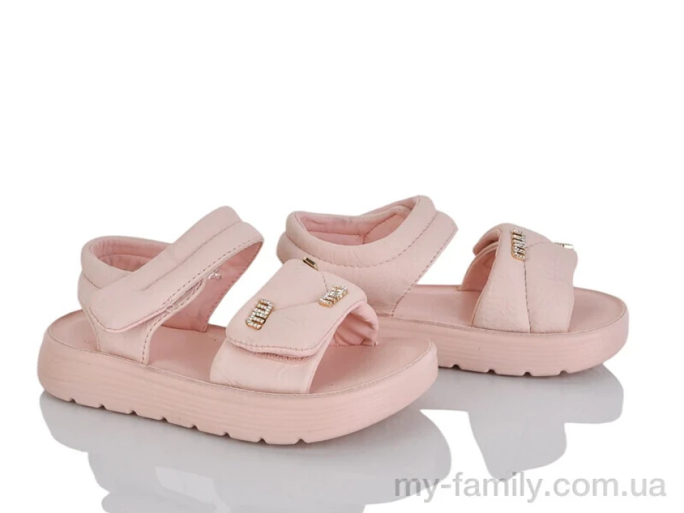 Босоніжки штучна шкіра рожевий діти дівчинка, Взуття оптом діти