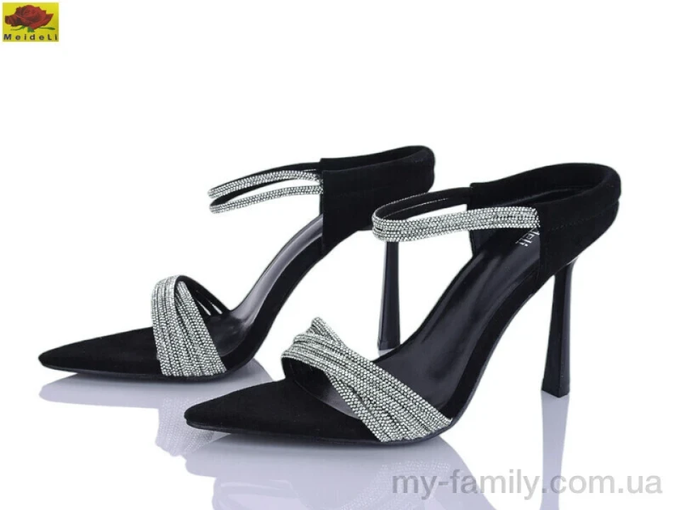 Босоніжки штучна замша чорний жінки -, Жіночі босоніжки оптом