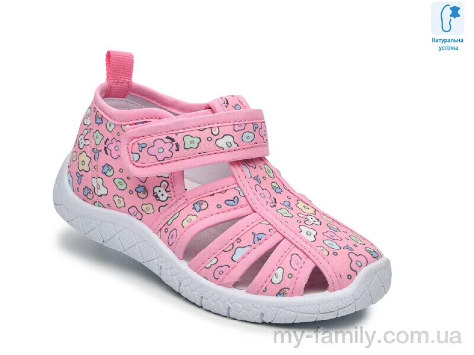 Босоніжки текстиль рожевий діти дівчинка, Взуття оптом діти