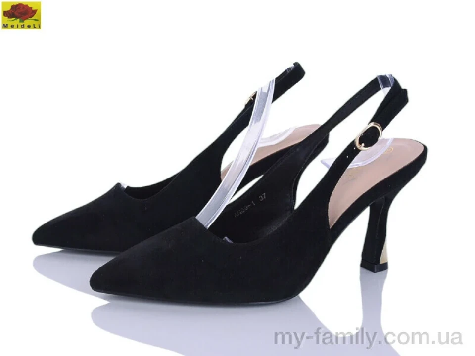 Туфлі штучна замша чорний жінки -, Туфлі жіночі оптом