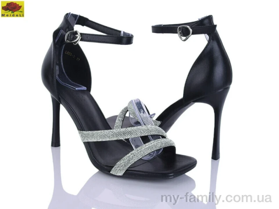 Босоніжки штучна шкіра чорний жінки -, Жіночі босоніжки оптом