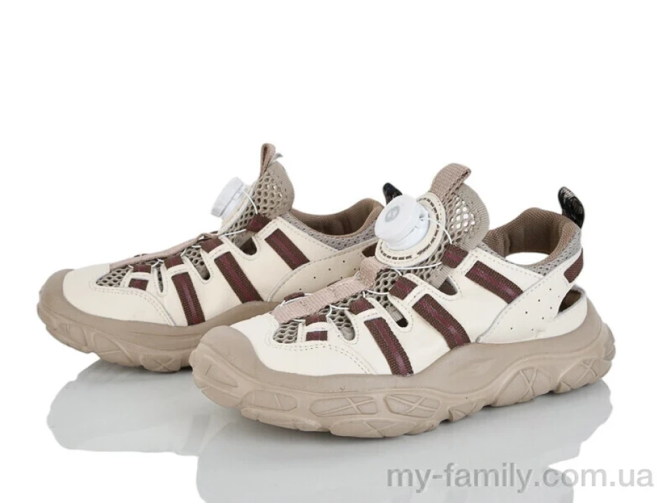 Кросівки штучна шкіра-текстиль бежевий діти хлопчик, Дитячі кросівки оптом