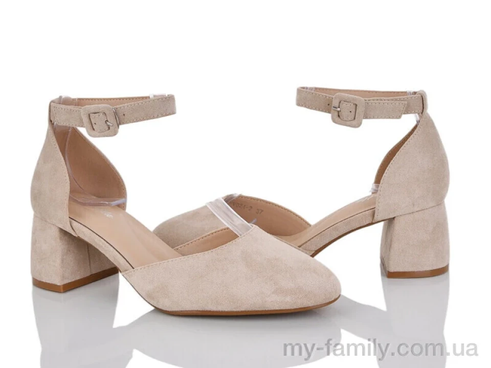 Туфлі штучна замша бежевий жінки -, Туфлі жіночі оптом