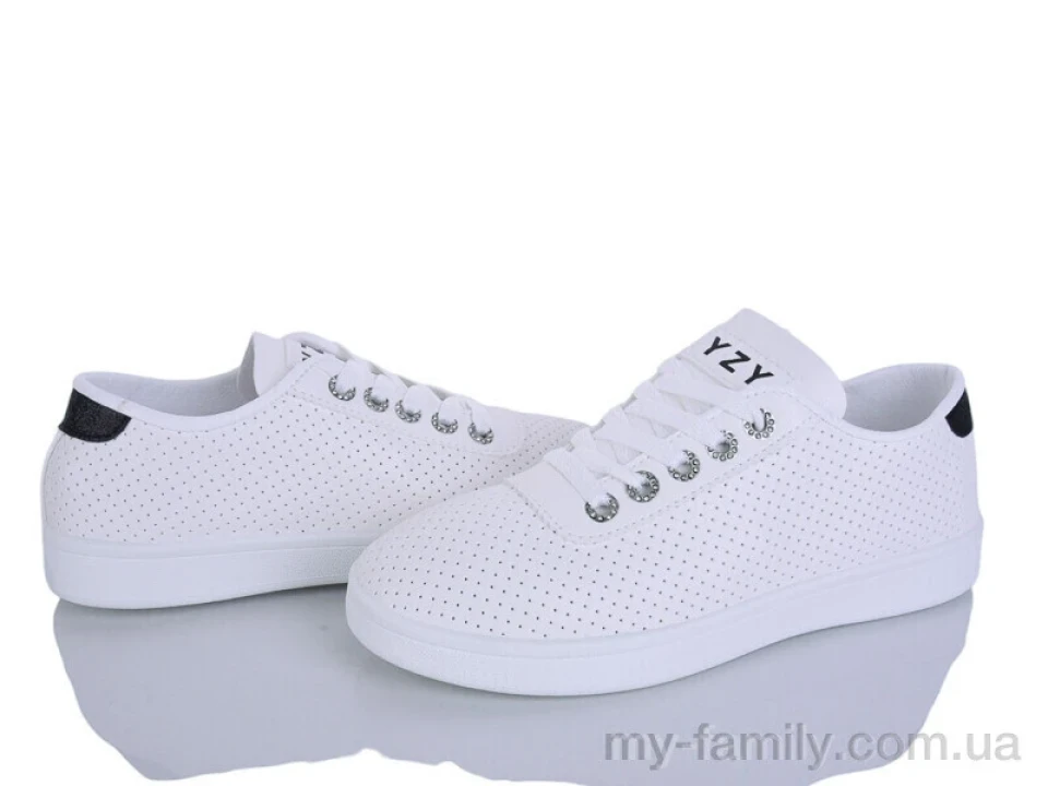 Кросівки штучна шкіра білий жінки -, Жіночі кросівки оптом