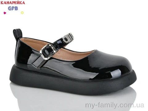Туфлі штучний лак чорний діти дівчинка, Дитячі туфлі оптом