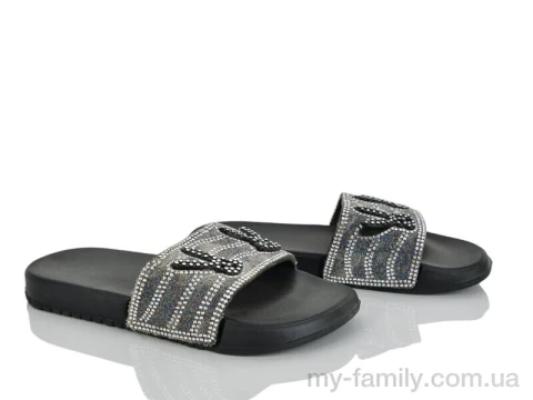 Шльопанці штучний матеріал чорний діти дівчинка, Дитячі шльопанці оптом