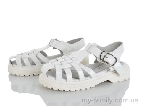 Босоножки искусственный лак белый дети девочка, Взуття оптом дети