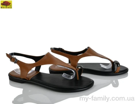 Босоніжки штучна шкіра коричневий жінки -, Жіночі босоніжки оптом