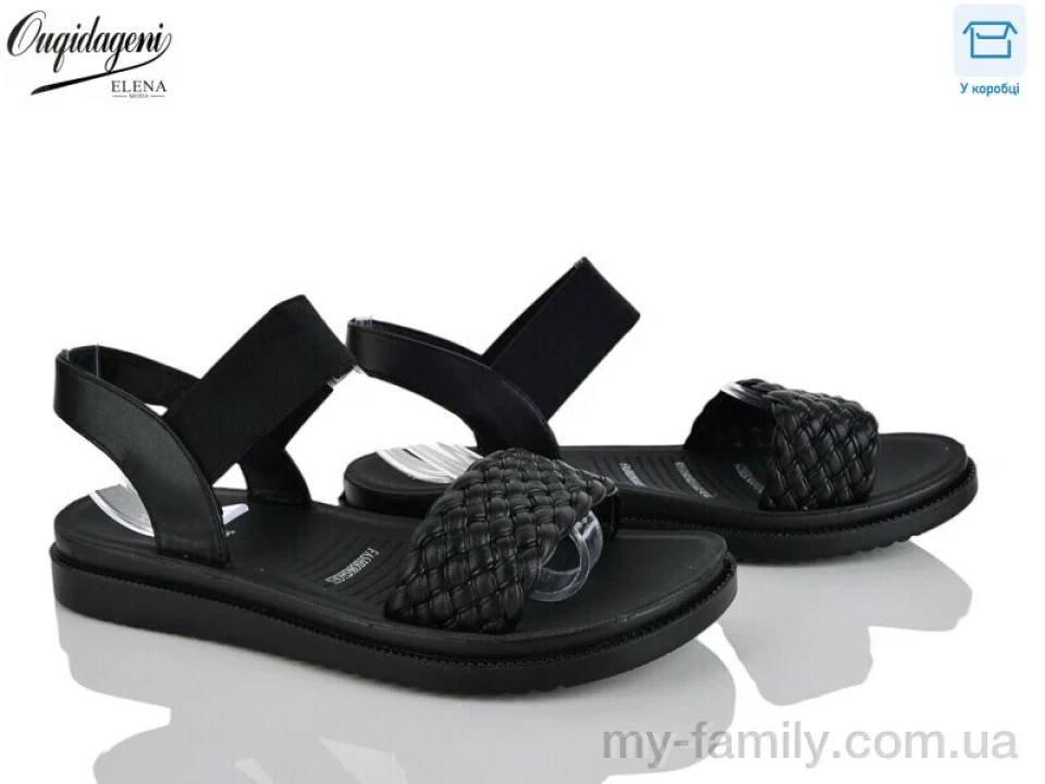 Босоніжки штучна шкіра-текстиль чорний жінки -, Жіночі босоніжки оптом