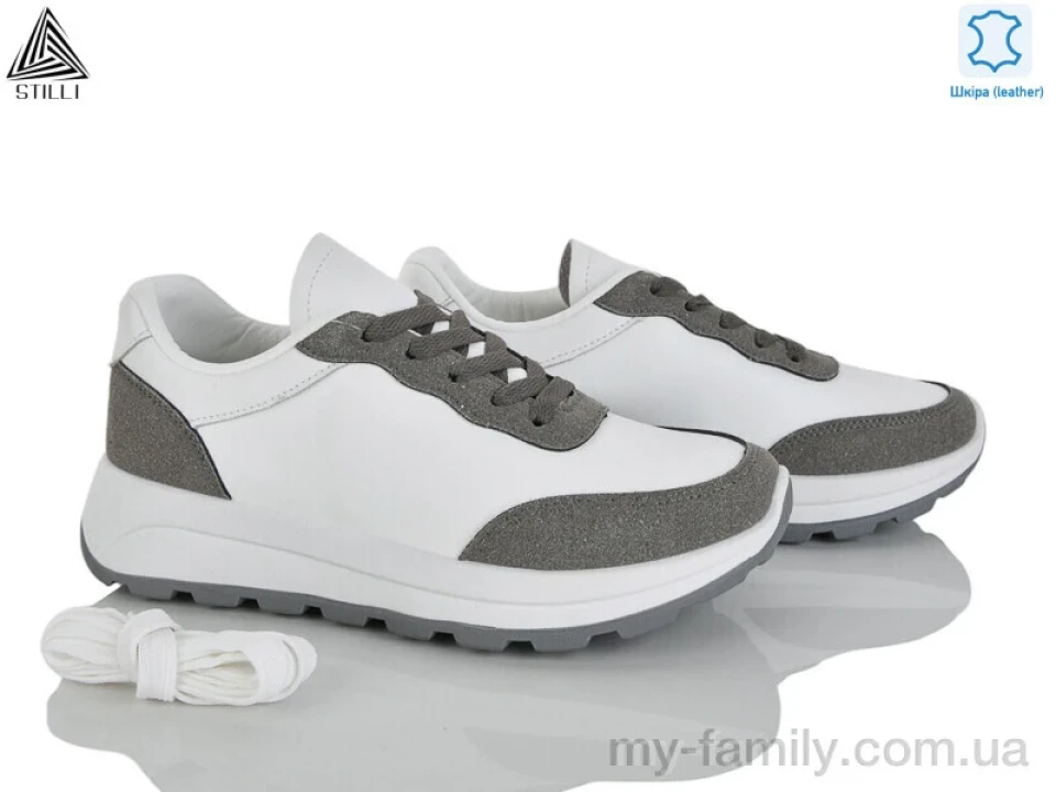 Кросівки натуральна шкіра-натуральна замша білий жінки -, Жіночі кросівки оптом