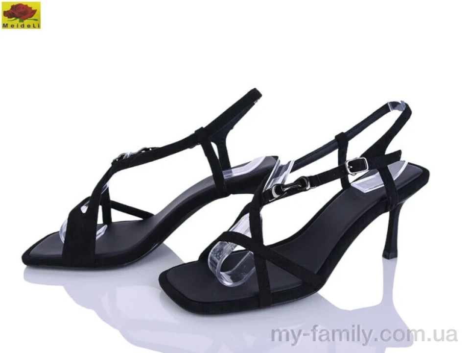 Босоніжки штучна замша чорний жінки -, Жіночі босоніжки оптом