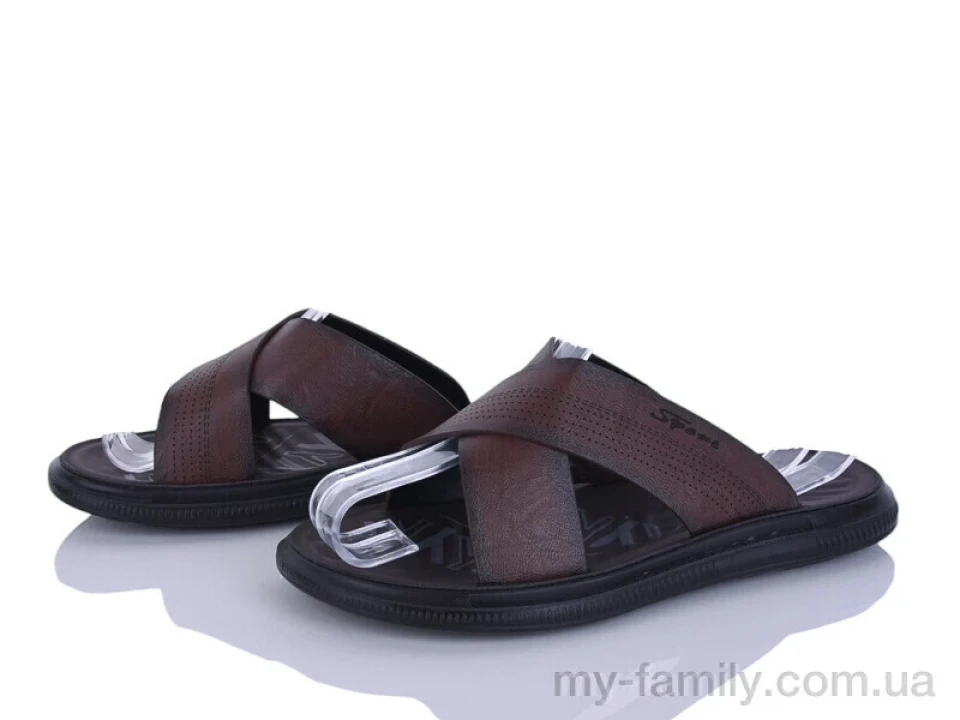 Шльопанці штучна шкіра коричневий чоловіки -, Чоловічі шльопанці оптом