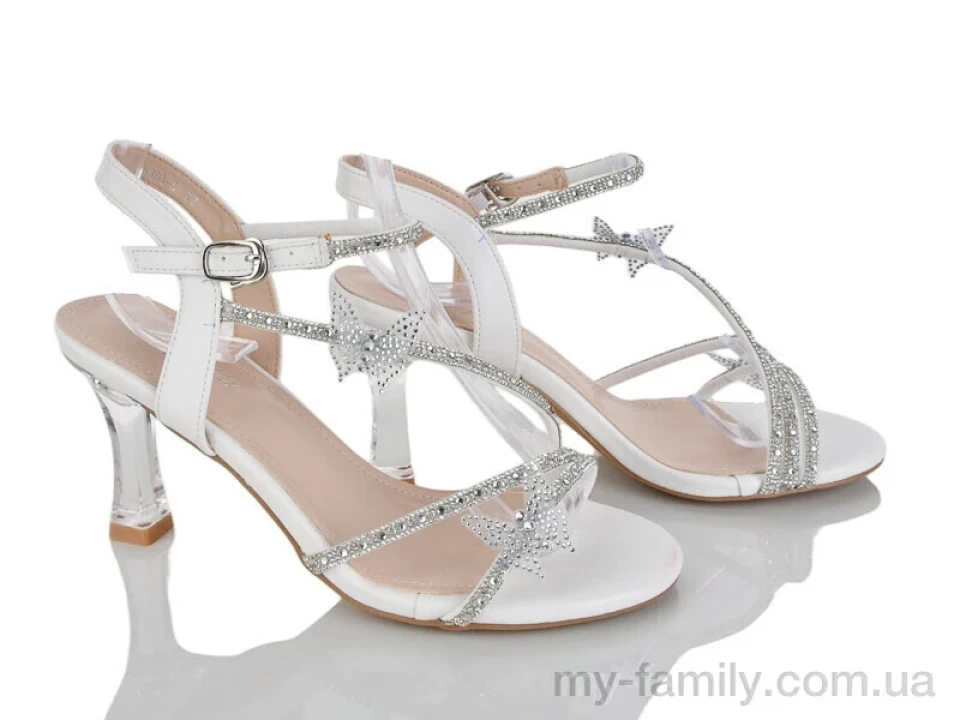 Босоніжки штучна шкіра білий жінки -, Жіночі босоніжки оптом