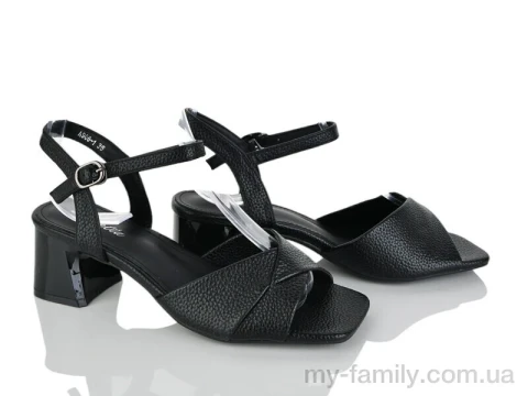 Босоніжки штучна шкіра чорний жінки -, Жіночі босоніжки оптом