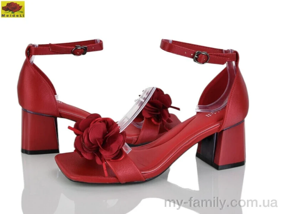 Босоніжки штучна шкіра червоний жінки -, Жіночі босоніжки оптом