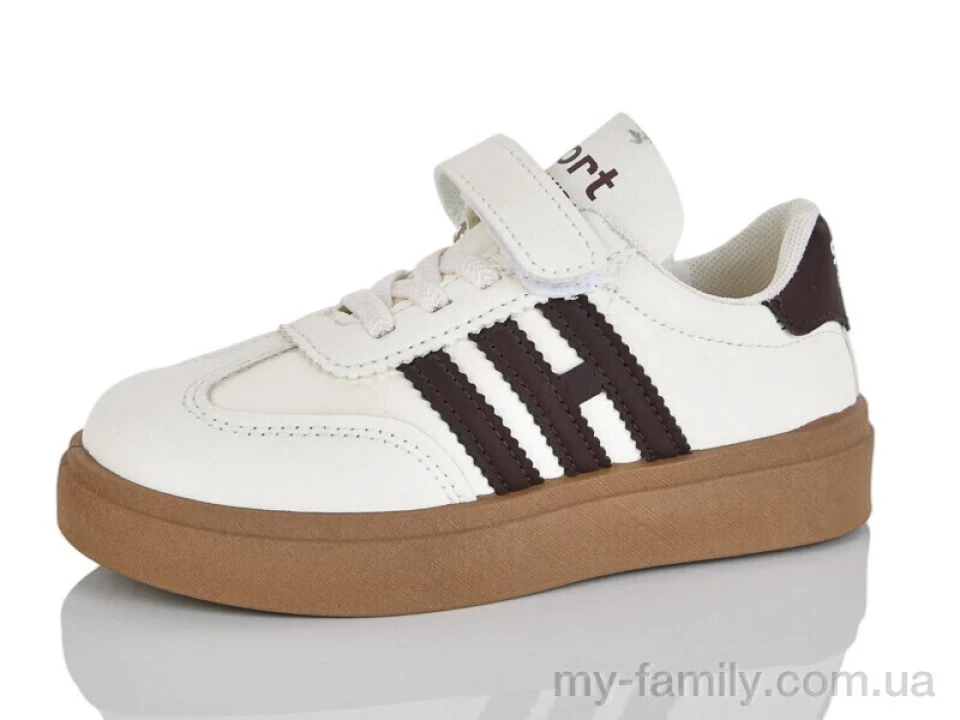 Кросівки штучна шкіра бежевий діти унісекс, Дитячі кросівки оптом