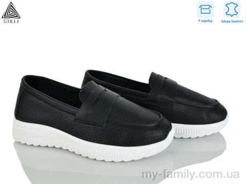 Туфлі натуральна шкіра чорний жінки -, Туфлі жіночі оптом