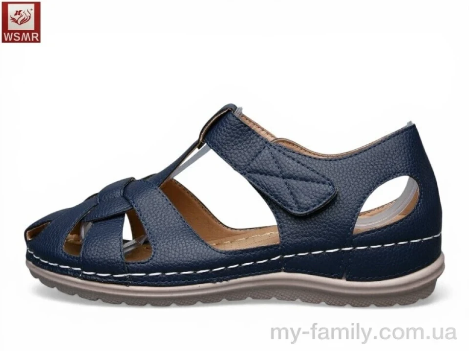 Босоніжки штучна шкіра синій жінки -, Жіночі босоніжки оптом