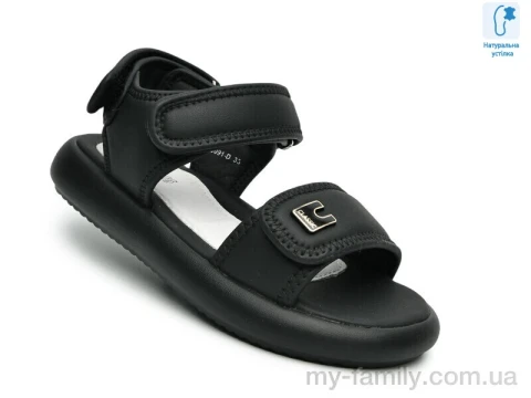 Босоніжки штучна шкіра чорний діти дівчинка, Взуття оптом діти