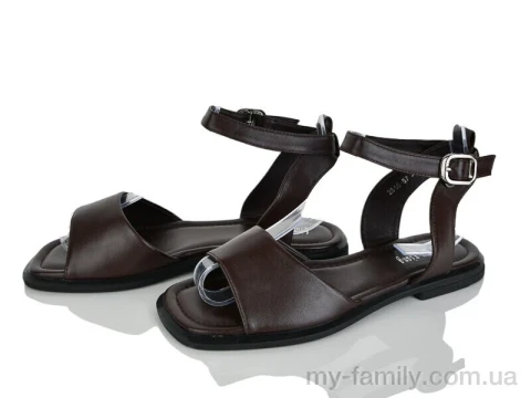 Босоніжки штучна шкіра коричневий жінки -, Жіночі босоніжки оптом