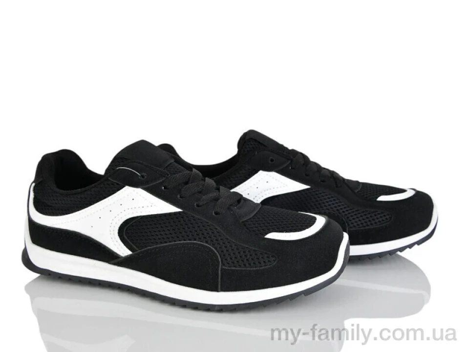 Кросівки штучна замша-текстиль чорний жінки -, Жіночі кросівки оптом