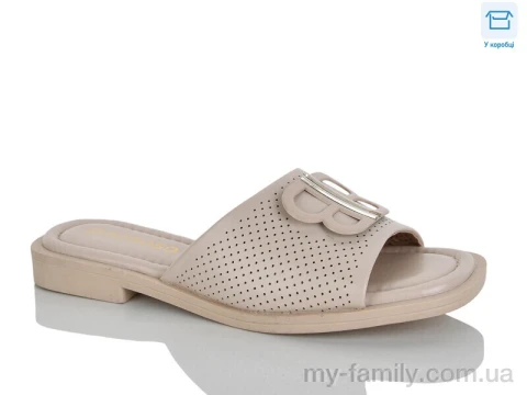 Шльопанці штучна шкіра бежевий жінки -, Жіночі шльопанці оптом