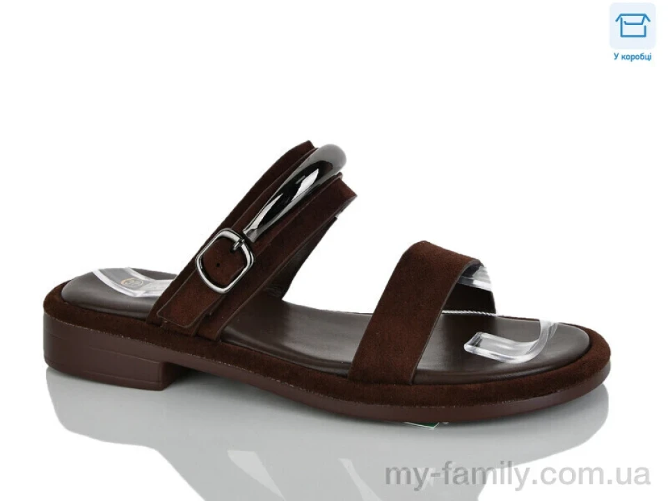 Шльопанці штучна замша коричневий жінки -, Жіночі шльопанці оптом