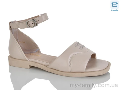 Босоніжки штучна шкіра бежевий жінки -, Жіночі босоніжки оптом