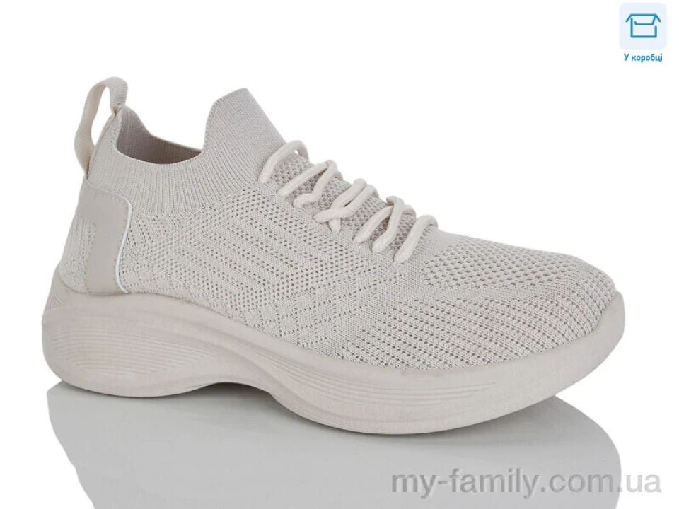 Кросівки текстиль бежевий жінки -, Жіночі кросівки оптом