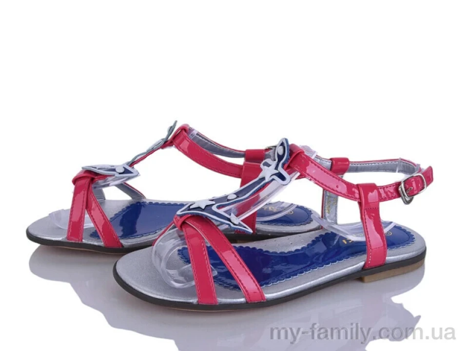 Босоніжки штучний лак рожевий діти дівчинка, Взуття оптом діти