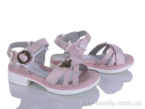 Босоніжки штучна шкіра рожевий діти дівчинка, Взуття оптом діти