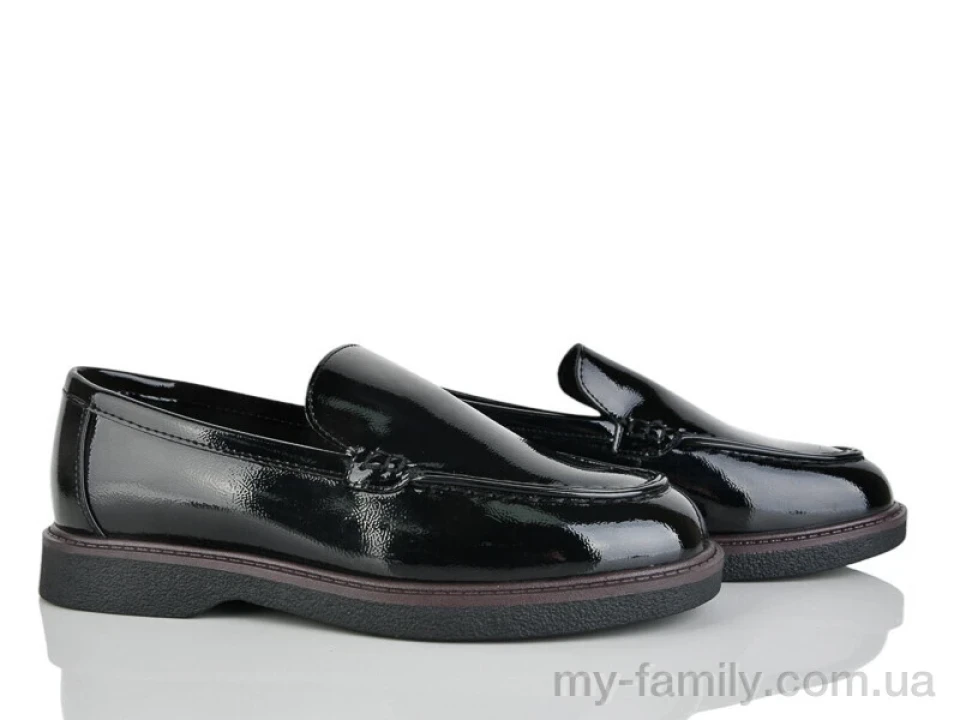 Туфли искусственный лак черный женщины -, Туфли женские оптом