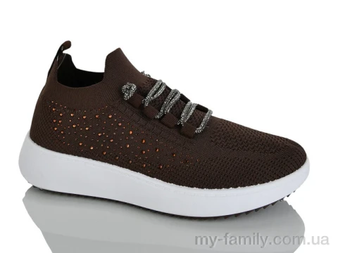 Кроссовки текстиль коричневый женщины -, Женские кроссовки оптом