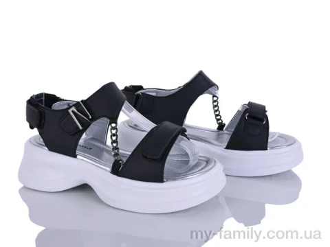 Босоножки искусственная кожа черный дети девочка, Взуття оптом дети
