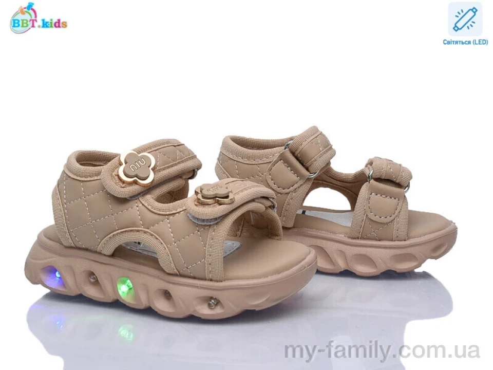 Босоніжки штучна шкіра коричневий діти дівчинка, Взуття оптом діти