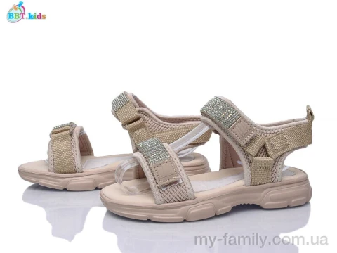Босоножки текстиль коричневый дети девочка, Взуття оптом дети