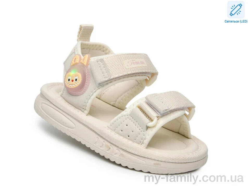Босоніжки текстиль бежевий діти дівчинка, Взуття оптом діти