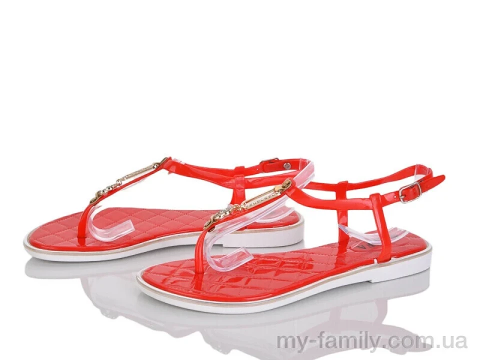 Босоніжки силікон червоний жінки -, Жіночі босоніжки оптом