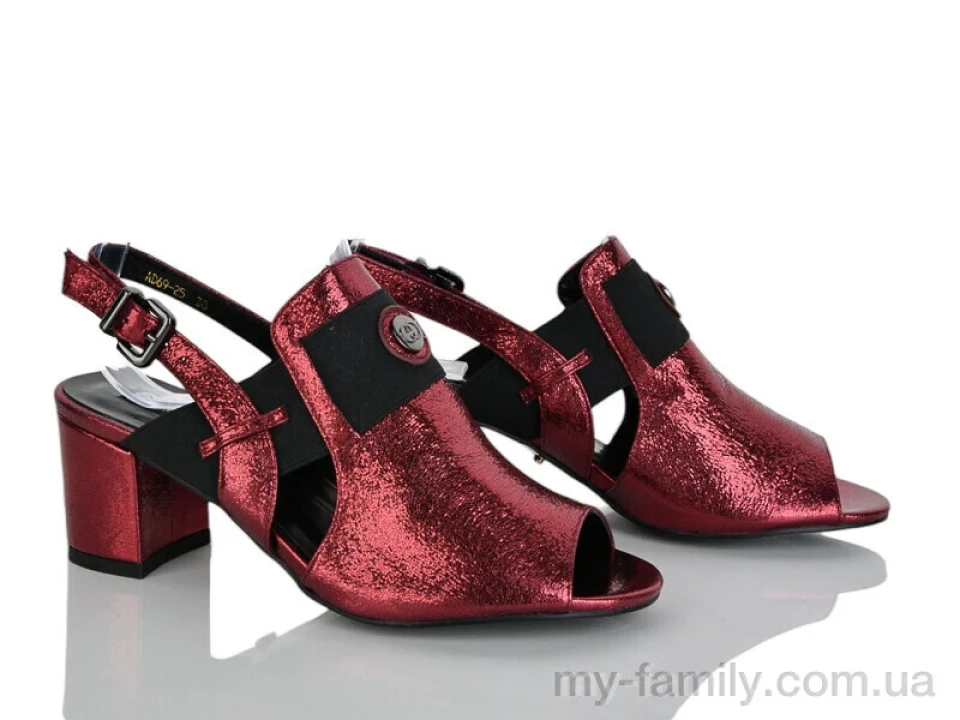 Босоніжки штучна шкіра бордовий жінки -, Жіночі босоніжки оптом