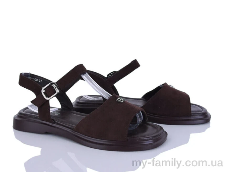 Босоніжки штучна замша коричневий жінки -, Жіночі босоніжки оптом