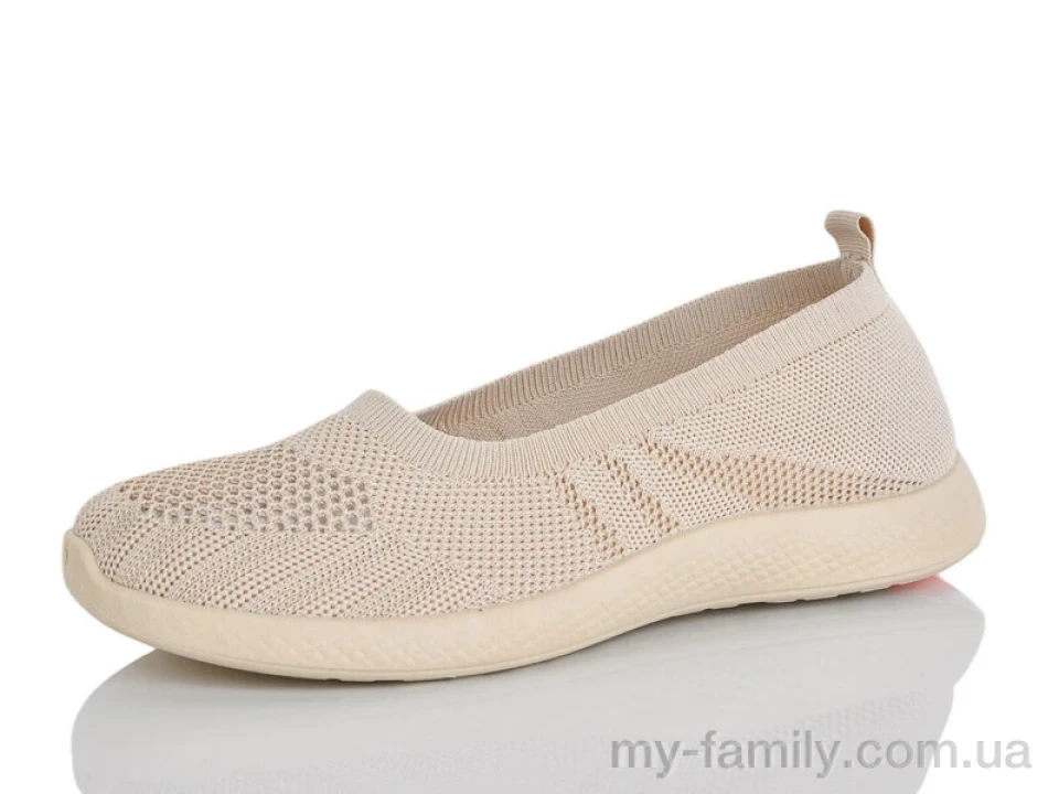 Туфлі текстиль бежевий жінки -, Туфлі жіночі оптом