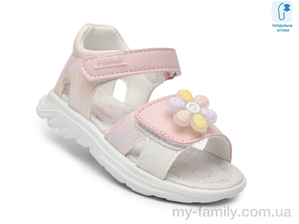 Босоніжки штучна шкіра рожевий діти дівчинка, Взуття оптом діти