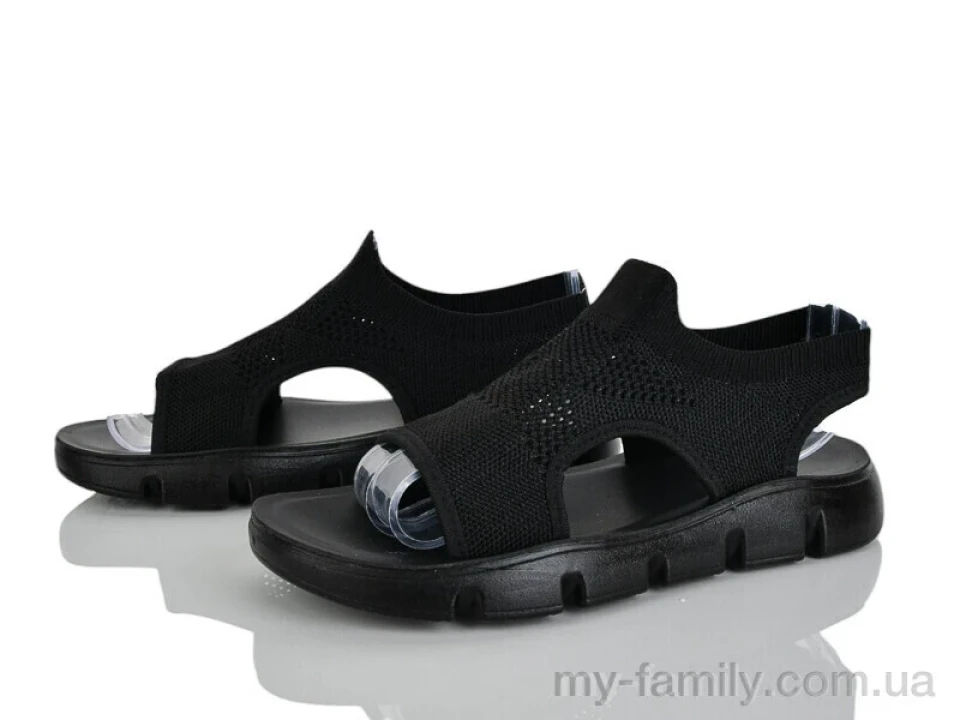 Босоніжки текстиль чорний жінки -, Жіночі босоніжки оптом