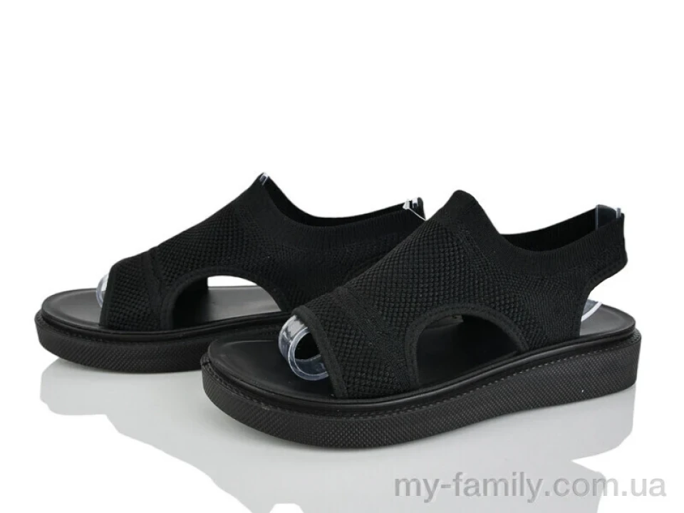 Босоніжки текстиль чорний жінки -, Жіночі босоніжки оптом