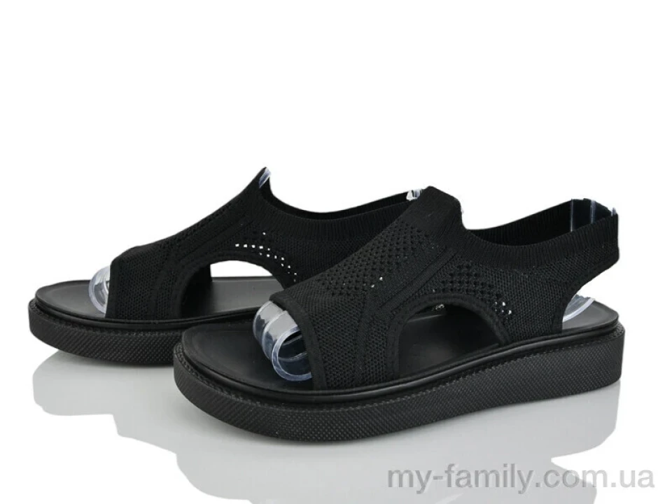 Босоніжки текстиль чорний жінки -, Жіночі босоніжки оптом