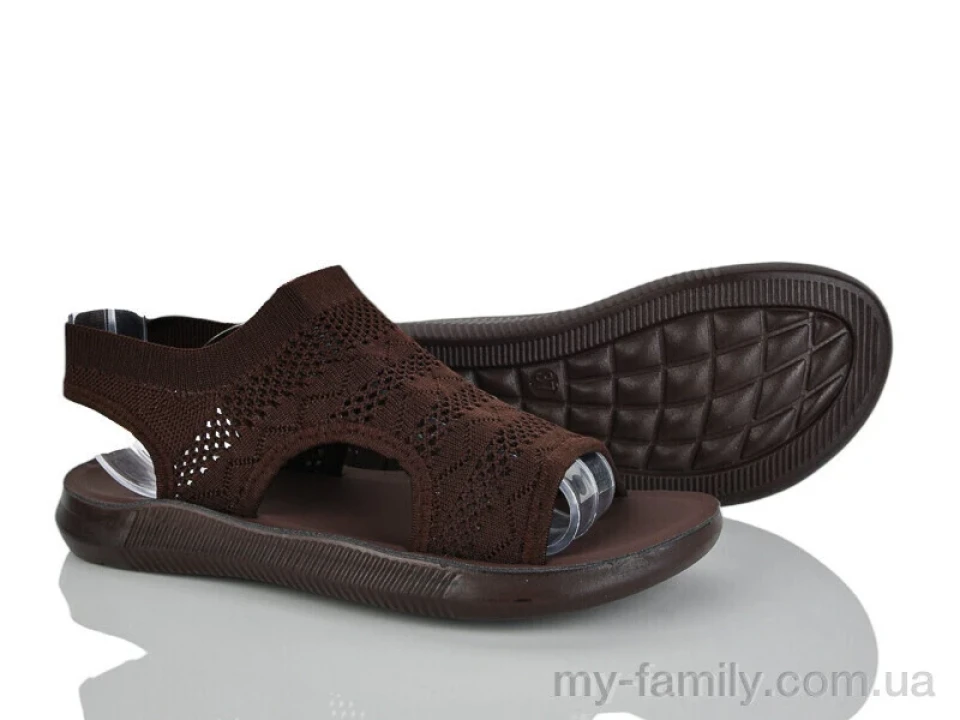 Босоніжки текстиль коричневий жінки -, Жіночі босоніжки оптом