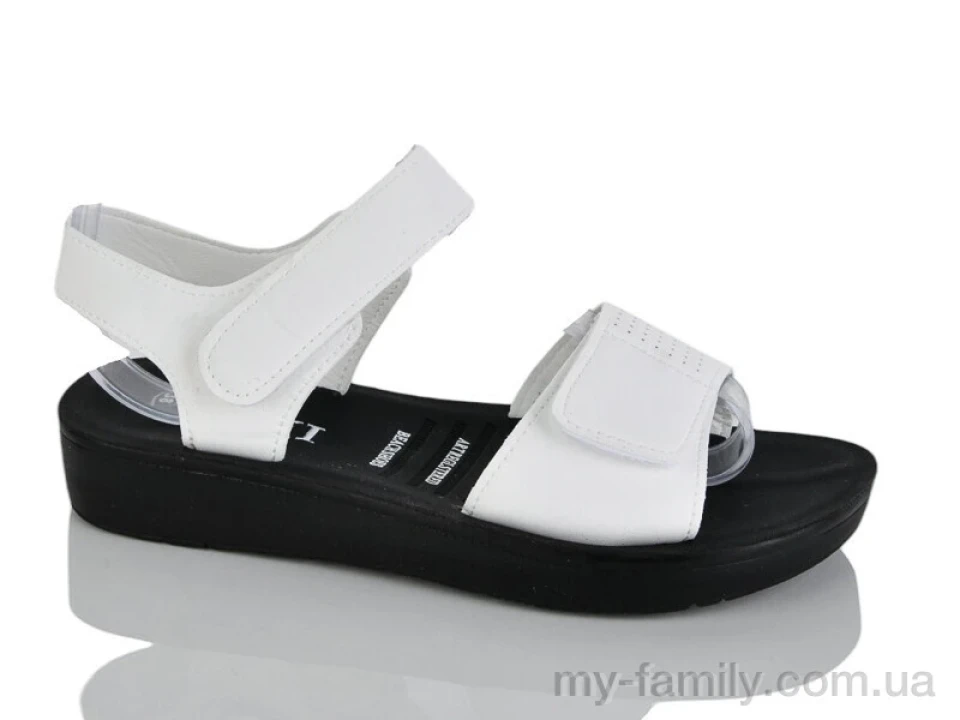 Босоніжки штучна шкіра білий жінки -, Жіночі босоніжки оптом