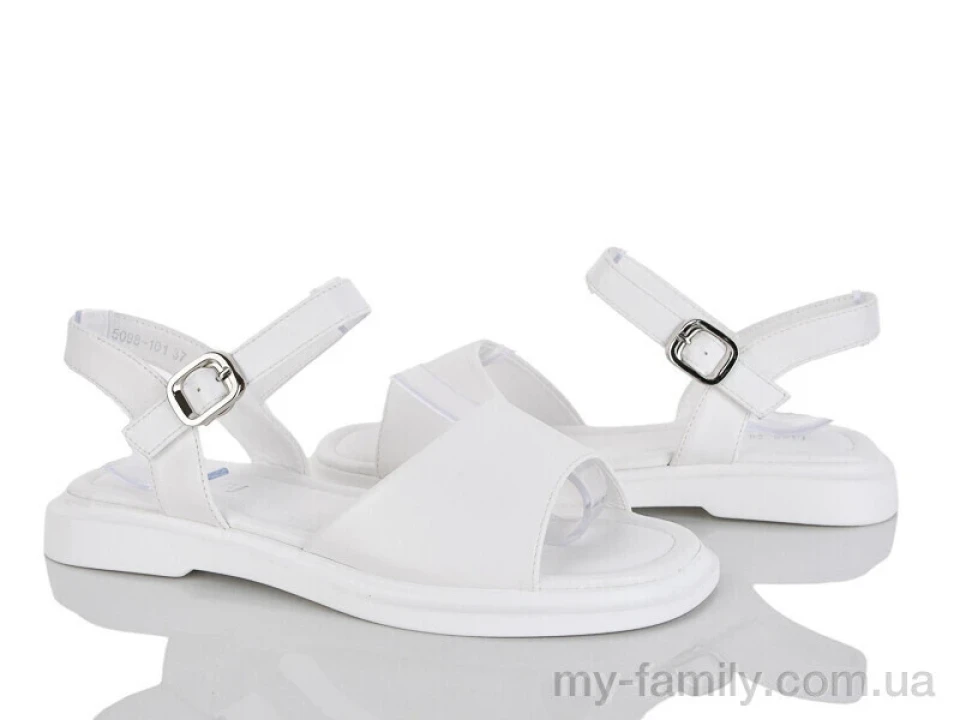 Босоніжки штучна шкіра білий жінки -, Жіночі босоніжки оптом