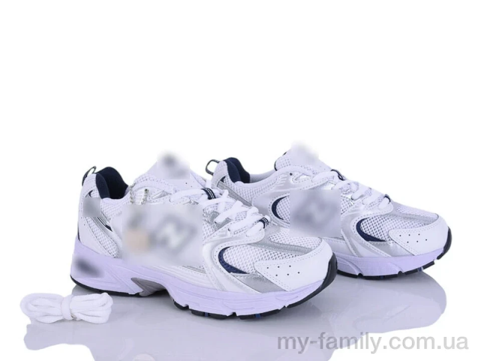 Кросівки штучна шкіра-текстиль білий жінки -, Жіночі кросівки оптом