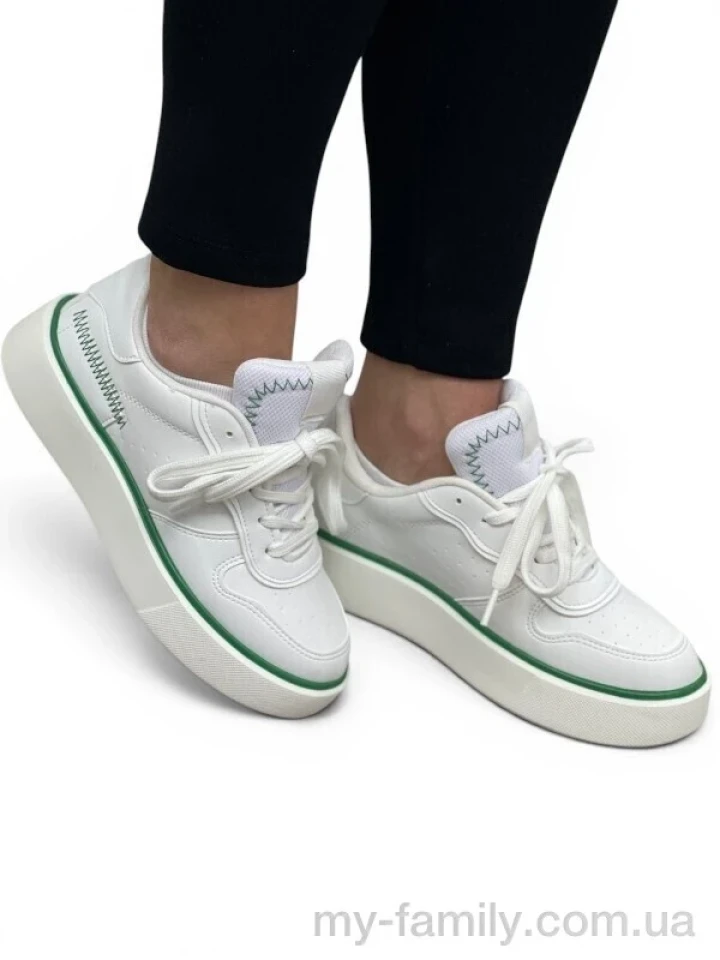 Кросівки штучна шкіра білий жінки -, Жіночі кросівки оптом